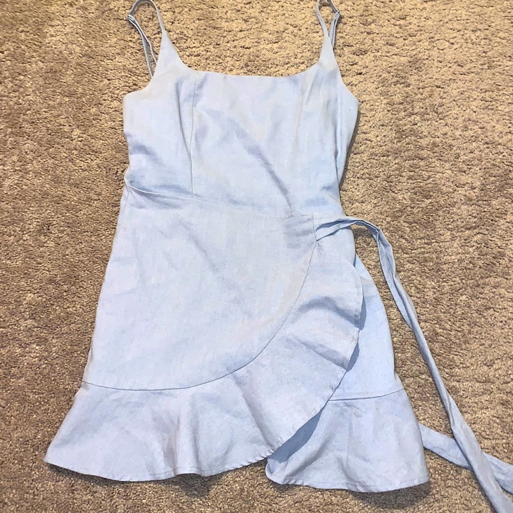 Light blue mini dress